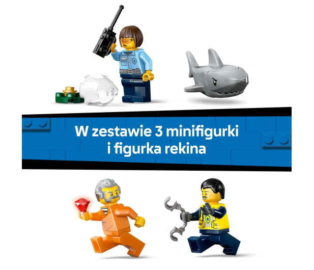 LEGO City 60456 Pościg łodzią policyjną - 1331641 - zdjęcie 7
